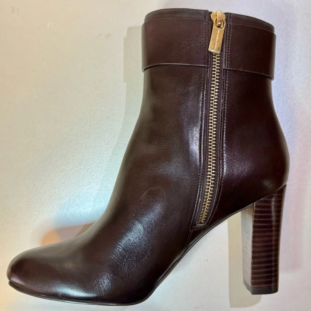 MICHAEL Michael Kors Guiliana Ankle Bootie  Chocolate Size 7 1/2 - Picture 7 of 12